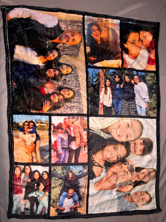 Custom Fleece Photo Blanket